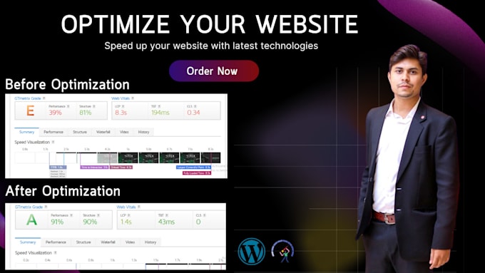 increase your wordpress website speed and loading time