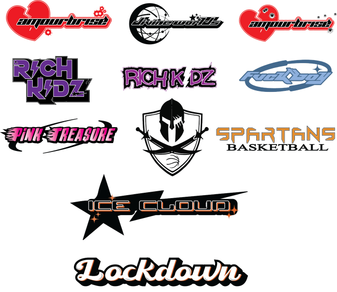 design y2k style logo