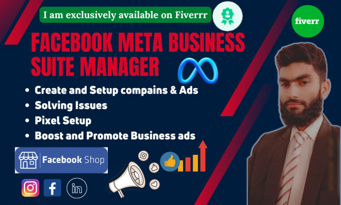setup and manage facebook, instagram ads and meta business