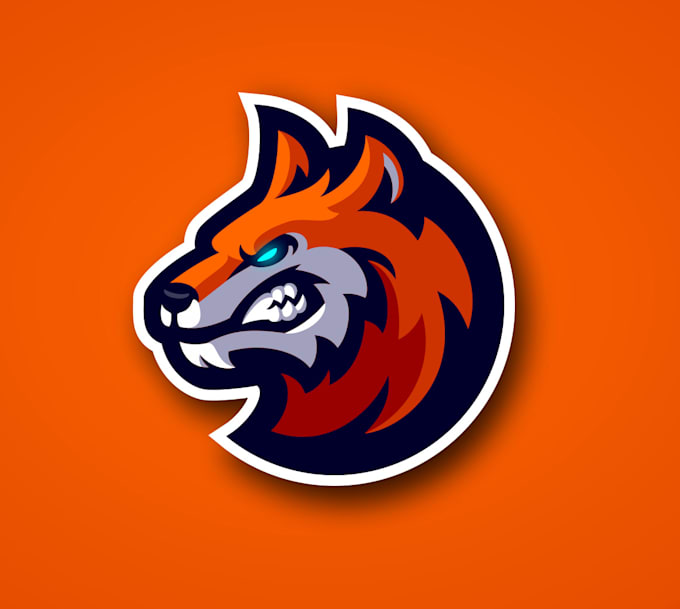 design modern awesome wolf logo