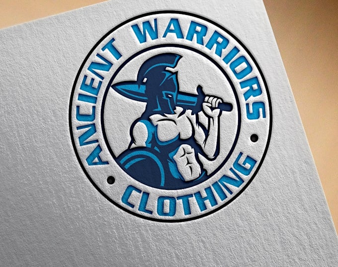 design a professional modern warriors logo