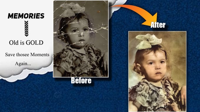 Restore Your Old Memories Photo Professionally And Colorize By Tauseefmustafa Fiverr