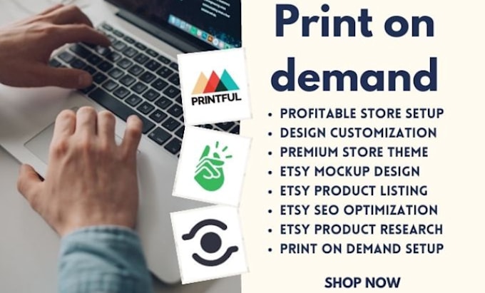 do print on demand shopify store with printful