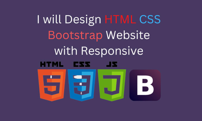 Design html css bootstrap website by Mdarif_devloper | Fiverr