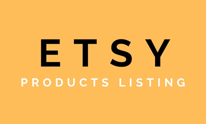 do etsy listing with etsy SEO title, description and tags