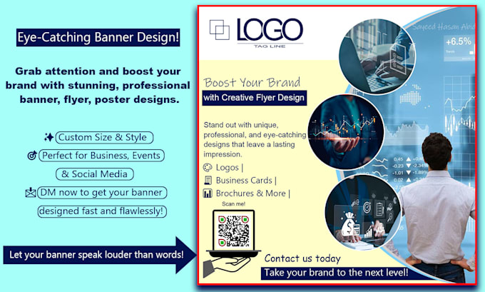 design your desired banner designs