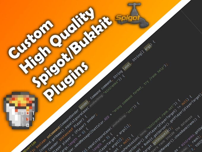 Create a custom minecraft spigot plugin for you by Galaxicdrones | Fiverr
