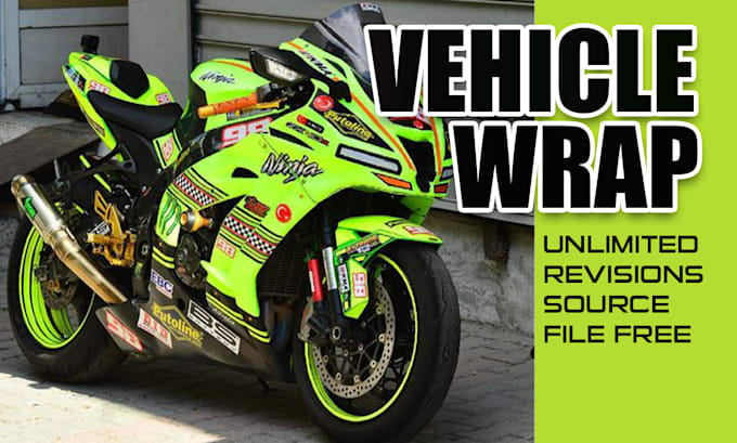 design a top quality motorcycle wrap design