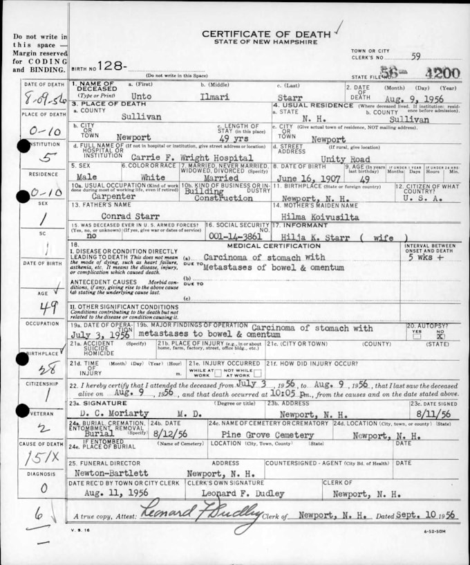 help you with your genealogical research handwritten data