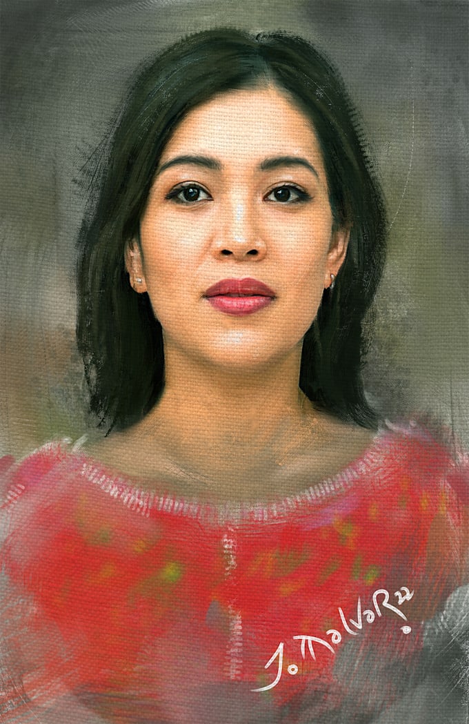 do digital portrait painting