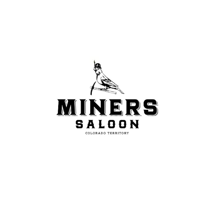 design premium original miners saloon logo