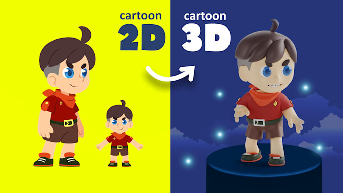 do 3d character modeling and animation