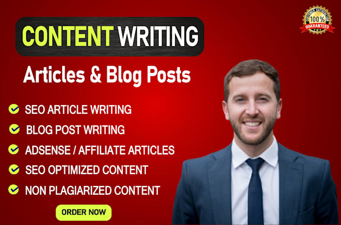do SEO article writing, blog post, website content, copywriting
