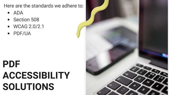 manually test the PDF, and fix all accessibility issues
