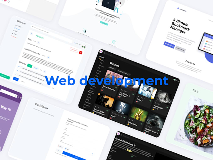 Develop complete website using react and node js by Lyskovmaxym | Fiverr