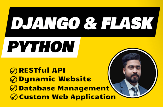 python django, flask, fastapi for web development