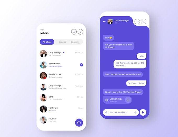 develop real time chat application