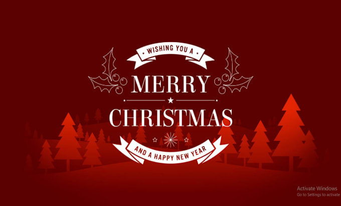 create a professional christmas greetings animation video