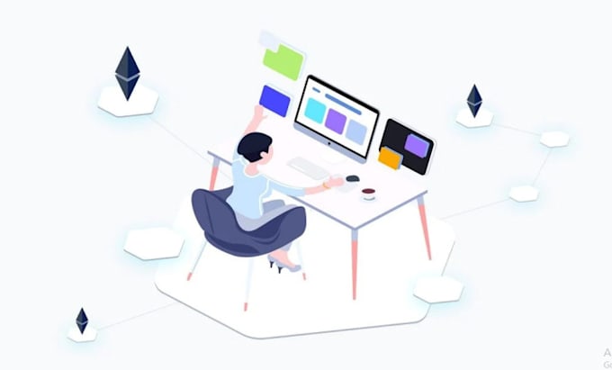 create a custom 2d isometric explainer video animation