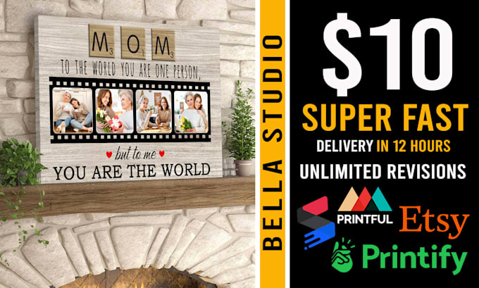 make brilliant canvas wall art, poster design
