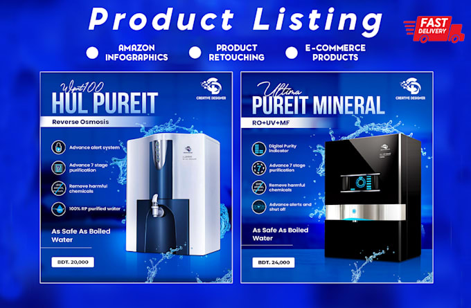 design stunning amazon ebay etsy shopify product listing images
