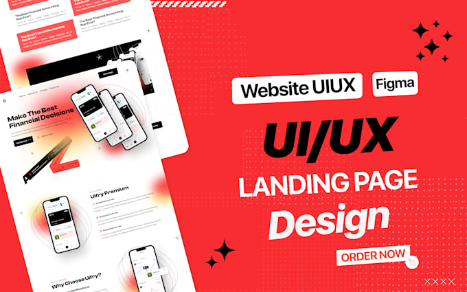 do figma landing page, saas landing page, figma design or website uiux