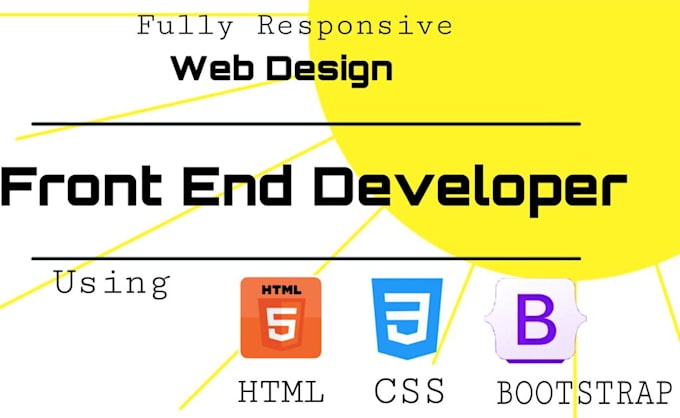Create responsive web pages using html css and bootstrap by Raziqmehdi ...
