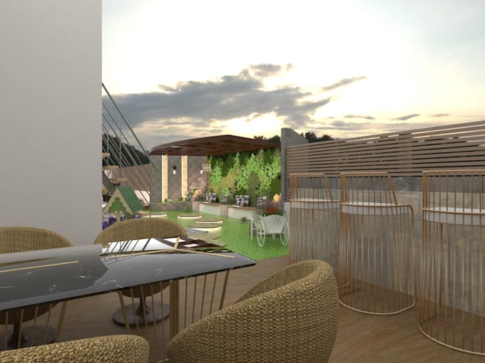 do landscape design and exterior design