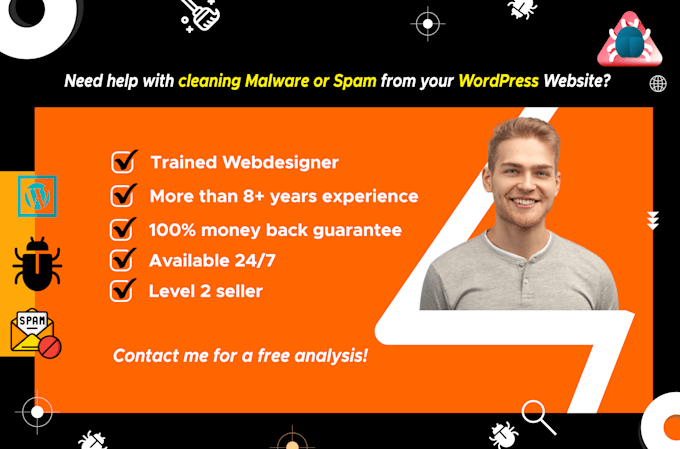 remove wordpress malware, spam removal, virus removal