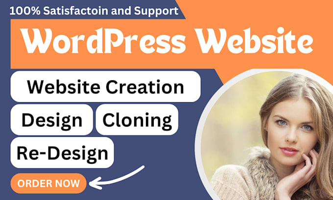 design, redesign, clone, duplicate, build, edit, fix wordpress website