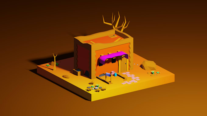create you 3d isometric map