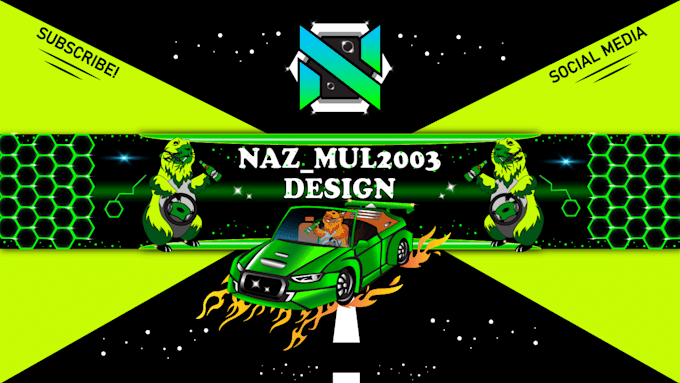 do exclusive youtube banner or social media poster design