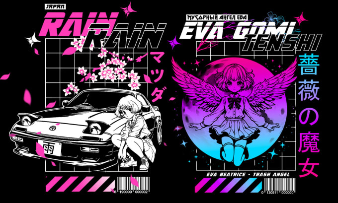 Magliette anime giapponesi clearance