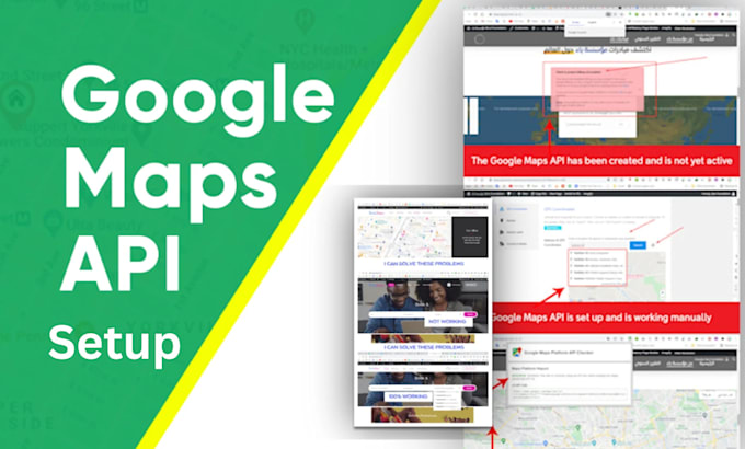 integrate and fix google map API on wordpress websites
