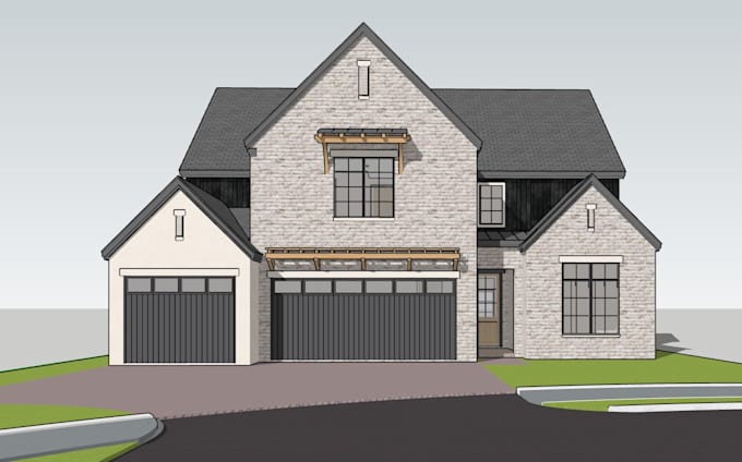 do professional sketchup modeling and rendering