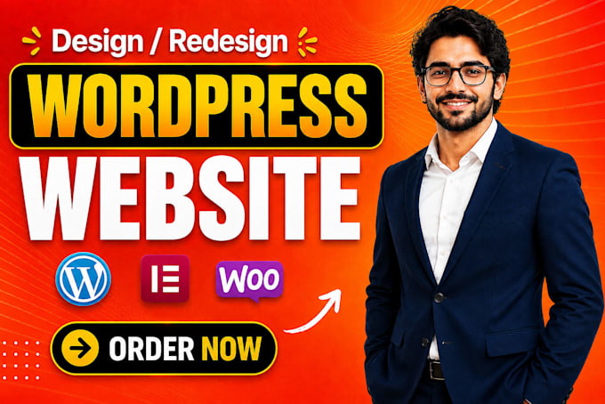 build wordpress website, website development, design or redesign website