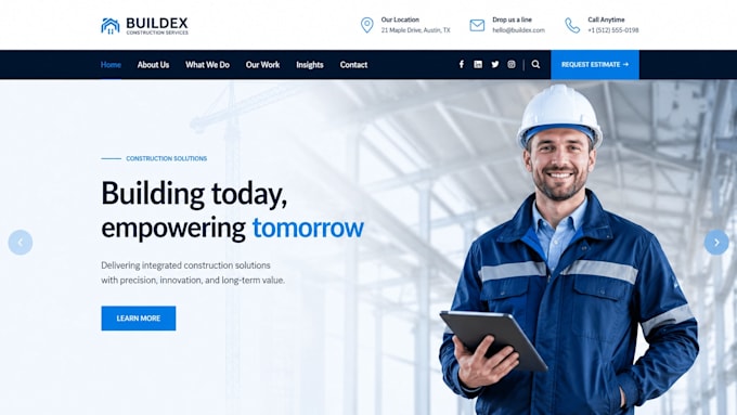 build wordpress website design