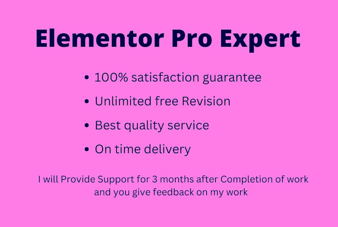 build responsive website design as elementor pro expert