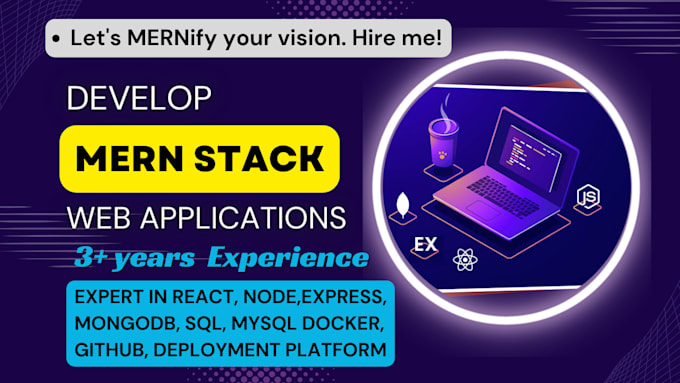 Do mern stack wesbite as mern stack developer node react mongodb ...
