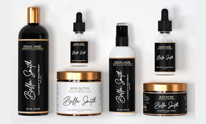 do professional product label design and packaging