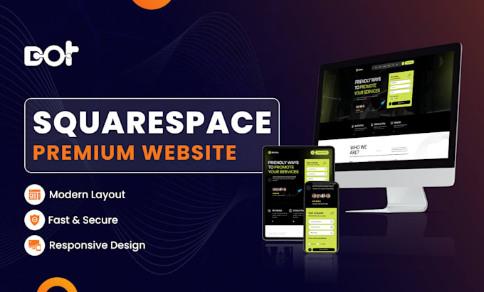 design a professional squarespace website for business