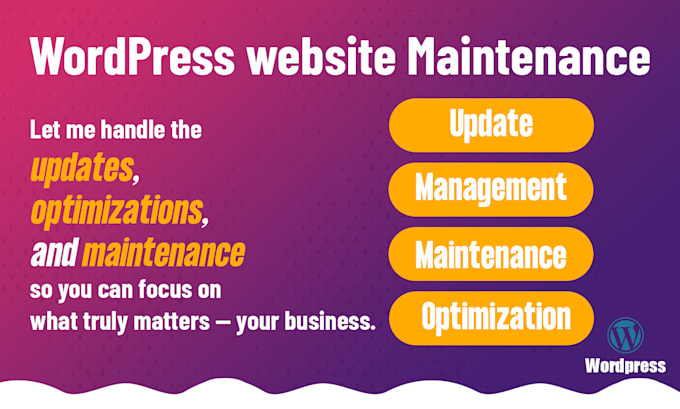 be your wordpress website content manager