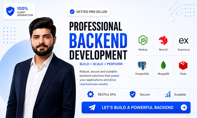develop a backend using nodejs nestjs