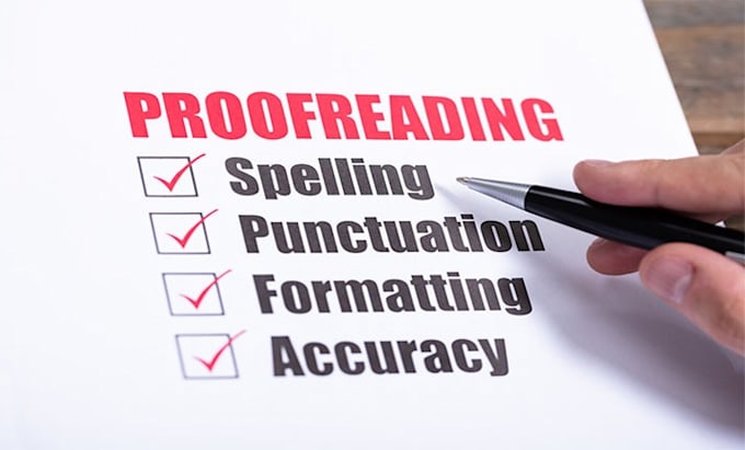 proofread, grammar check, edit your english document