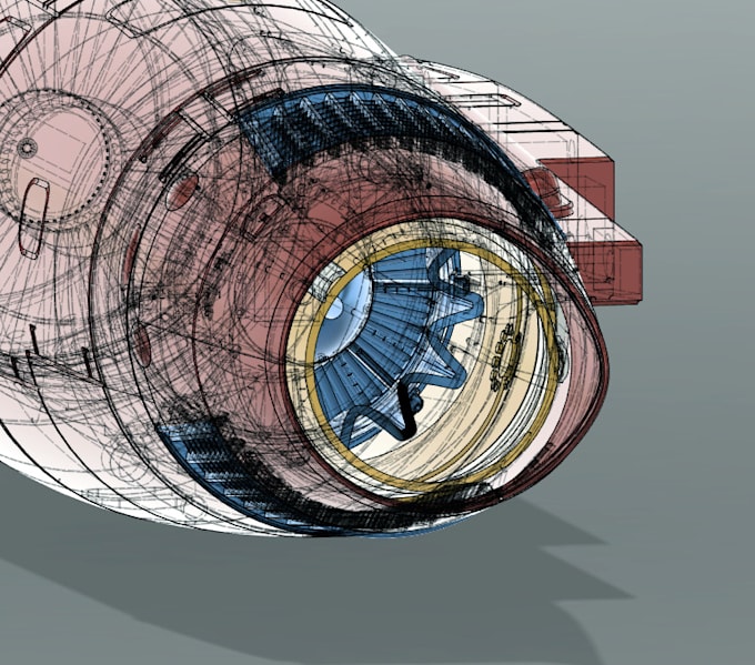Create a 3d model stl file for printing according to your drawings and ...