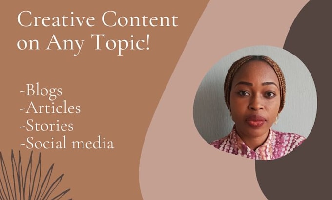 write creative content on any topic