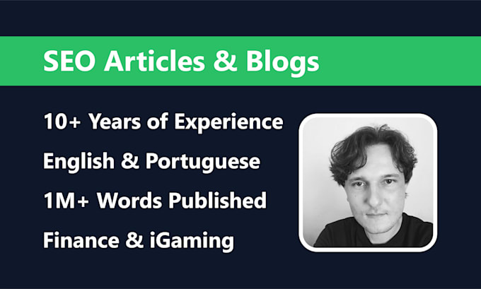 write your articles and blogs