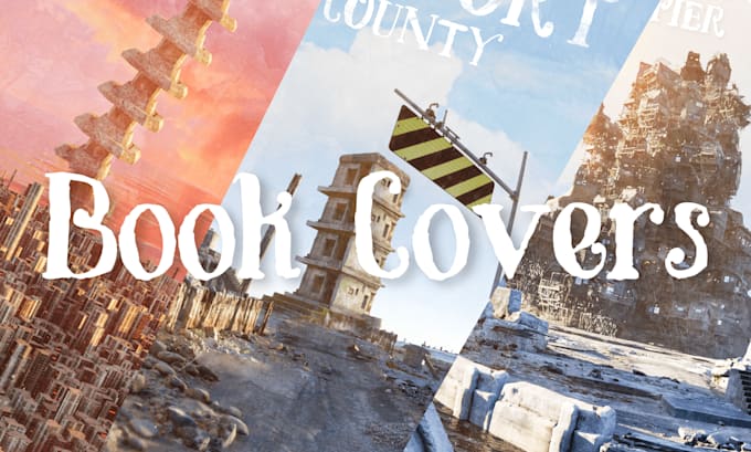 draw book covers with 3d and 2d techniques