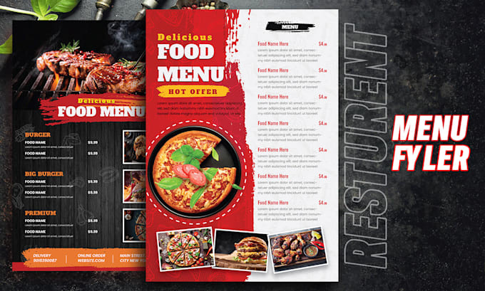 Design creative awesome restaurant menu food menu by Mijanurdesigner ...