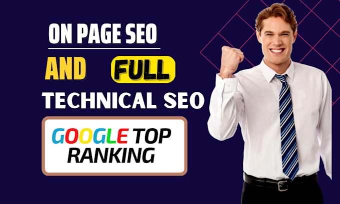 do technical and on page SEO optimization for wordpress website